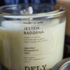 Naturalna świeca sojowa JESTEM RADOSNA z olejkami eterycznymi - Grejpfrut, Pomarańcza, Imbir - obrazek 2
